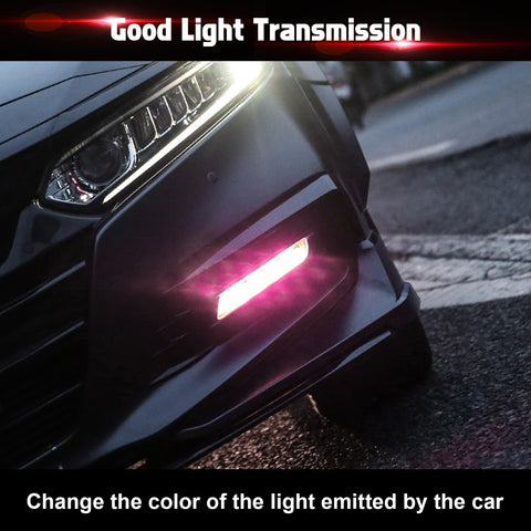 Xotic Tech Self Adhesive Front Fog Light DRL Tint Vinyl Film, Precut Fog Lamp Light Transmission Stickers Overlay Decal Exterior Decoration Compatible with Honda Accord 10th 2018 2019 2020