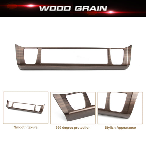 Wood Grain Console Control Function Button Trim For Toyota RAV4 2019-2024