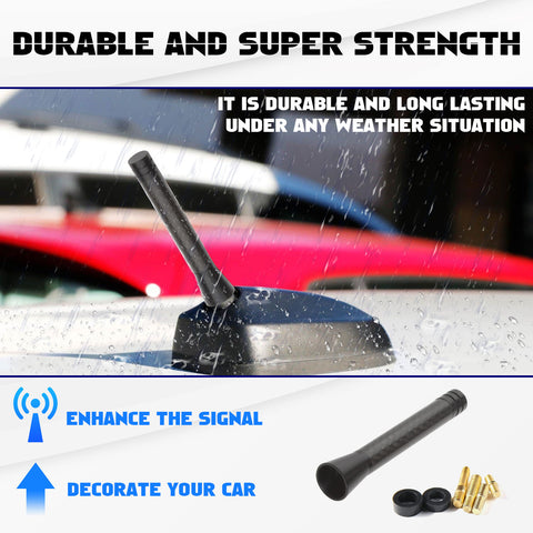 Xotic Tech Car Short/Long Antenna Union Jack Flag Checkerboard Theme Compatible with Mini Cooper All Models