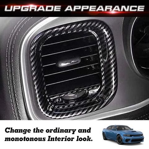 Dash Navigation Screen Air Vent Outlet Molding Cover For Dodge Charger 2015-23
