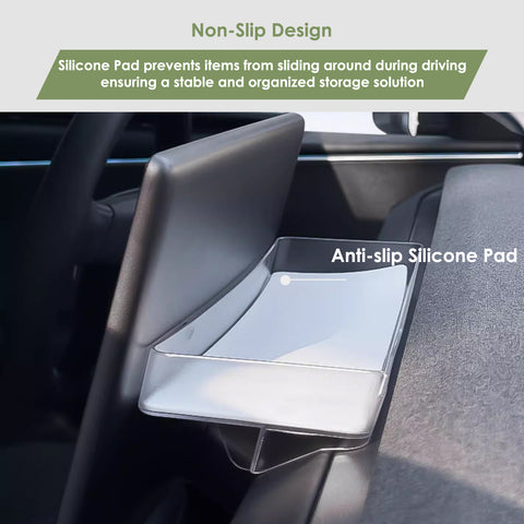 Center Console Dashboard Hidden Storage Organizer for Tesla Refresh Model 3 Y