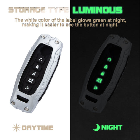 x xotic tech Mech Style Heavy Metal Key Fob Cover Compatible with Nissan Kicks Sentra Versa Rogue Pathfinder 2023 2024 2025, Zinc Alloy Key Case Protector Shell Keychain