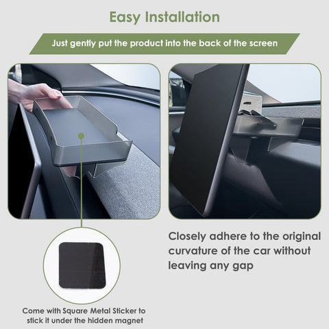 Center Console Dashboard Hidden Storage Organizer for Tesla Refresh Model 3 Y