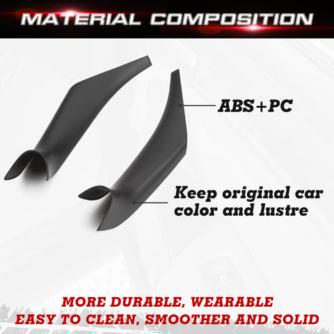 Xotic Tech 2PCS Door Handle Covers Compatible with BMW X3 G01 2018-2024, X4 G02 2019-2024, Left and Right Side Inner Door Pull Handle Covers