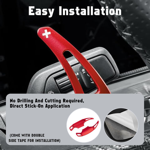 Aluminum Paddle Shifter Extension Decoration Cover For Ford Mustang 2024-2027