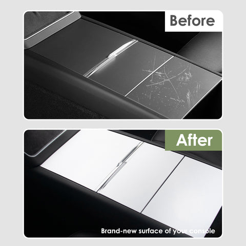 Center Console Wrap Cover Kit For Tesla Model 3 Highland Model Y Juniper 2025+