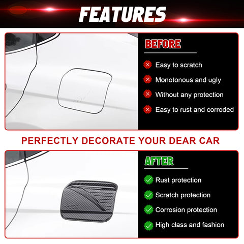 Car Fuel Tank Cover Trim Oil Gas Cap Exterior Decor For Toyota Camry 2025 2026