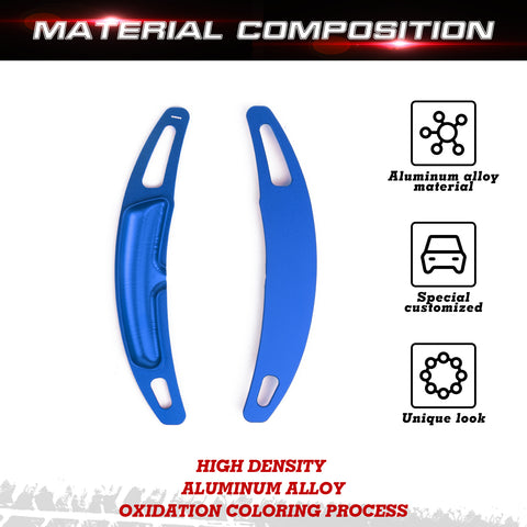 Red Aluminum Paddle Shifter Extension For Porsche Panamera Macan Cayenne 718 918