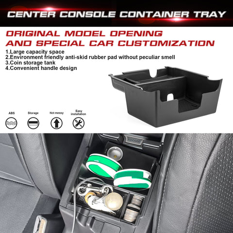 Console Armrest Box Insert Coin Storage Organizer For Subaru Crosstrek Impreza