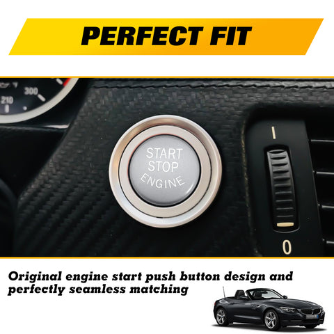 Red Start Stop Engine Button Switch Cover Trim for BMW X1 X3 X5 X6 E70 E71 E72 E90 E91 E92 E93 E60 E83 E84 320 520 525 328i 335i 330i