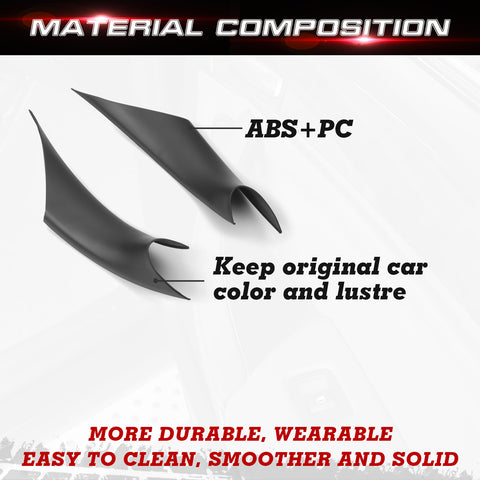 Xotic Tech Door Handle Covers, Driver&Passenger Side Inner Door Pull Handle Cover Compatible with BMW 3 Series F30/F31/F34 320,328,330,335 2012-2018 BMW 4 Series F32/F33/F36 420,435 2014-2017