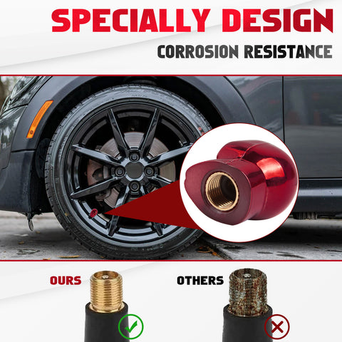 Skull Style Tire Stem Valve Caps Wheel Valve Covers Car Dustproof Tires Cap 8pcs