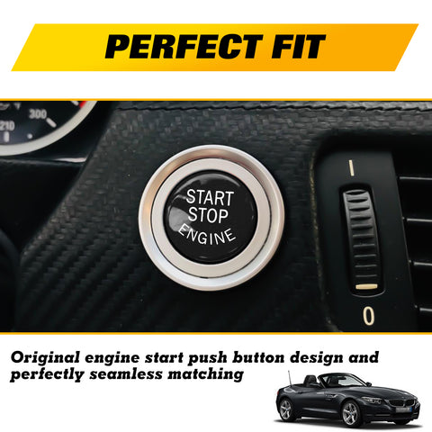 Red Start Stop Engine Button Switch Cover Trim for BMW X1 X3 X5 X6 E70 E71 E72 E90 E91 E92 E93 E60 E83 E84 320 520 525 328i 335i 330i