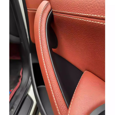 Xotic Tech Car Inner Door Handle Covers, 1PC Front Passenger Side Door Pull Handle Cover Trim Compatible with BMW X3 F25 2010-2016, BMW X4 F26 2014-2017