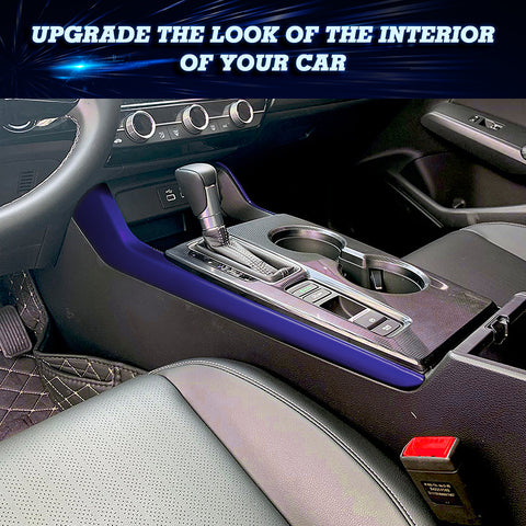 2x Red interior Gear Shift Both Side Cover Trim For Honda Civic 11th Gen 2022