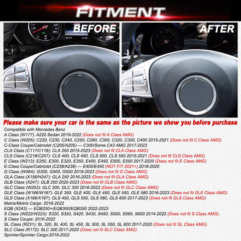 Paddle Shifter Extension For Mercedes Benz C E S GLA GLC Class