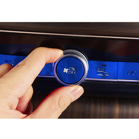 13Pcs Red Aluminum Center Dashboard Switch Cover Trim For Honda Accord 2018-2021