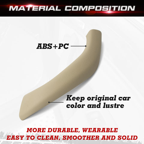 Xotic Tech Door Handle Outer Cover, Side Inner Door Handle Cover Replacement Compatible with BMW X1 F48 2016-2022 X2 F39 2018-2023