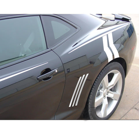 Racing Style Side Vent Fender Stripes Decal Cover For Chevrolet Camaro 2010-15