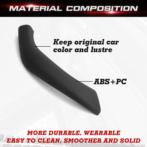 Xotic Tech Door Handle Outer Cover, Side Inner Door Handle Cover Replacement Compatible with BMW X1 F48 2016-2022 X2 F39 2018-2023