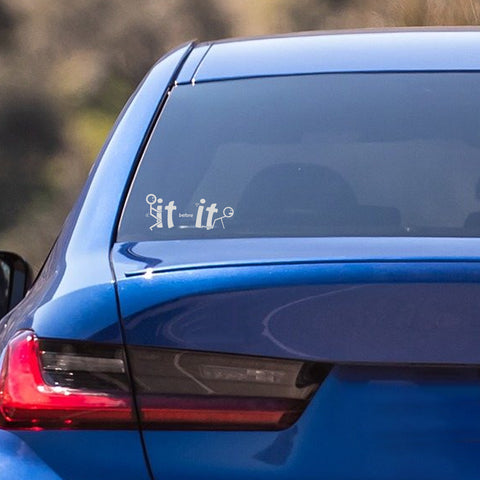 Xotic Tech Fu-ck It Before It Funny JDM Sticker Decal Vinyl Graphic for Cars Bumper Window Trucks Vans Walls Laptop " x 7"