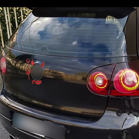 1pc x 3D Silver Chrome Devil Demon Sticker Decal Auto Car Emblem Decal Decoration