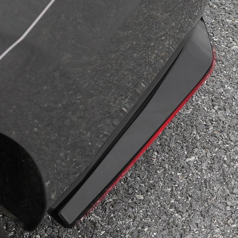 Xotic Tech JDM Rear Bumper Diffuser Valance Spoiler Fin Lip Trim Universal Car Side Fender Skirt Lip Splitter Canard Protector