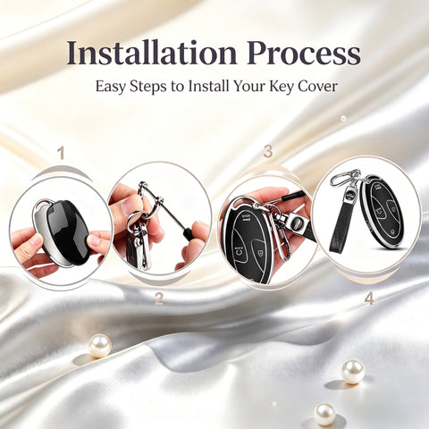 5/7 Button TPU Key Fob Cover Case w/Keychain For Hyundai Santa Fe Tucson Sonata