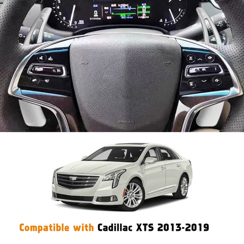 Aluminum Paddle Shifter Extension Decoration Cover For Cadillac XTS 2013-2019