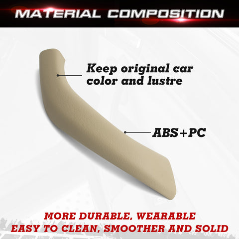 Xotic Tech Door Handle Outer Cover, Side Inner Door Handle Cover Replacement Compatible with BMW X1 F48 2016-2022 X2 F39 2018-2023