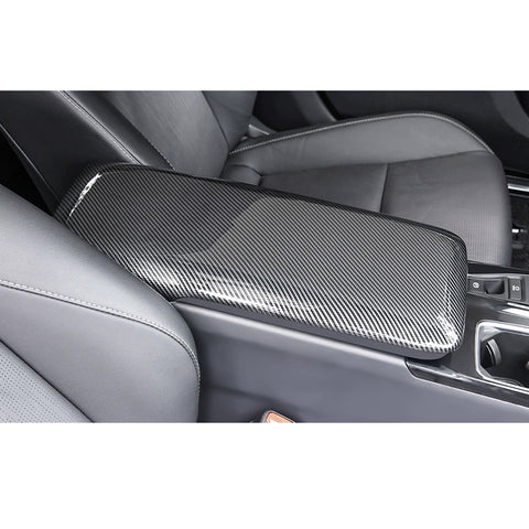 Carbon Fiber Look Center Console Armrest Box Cover Trim For Toyota Camry 2025-up