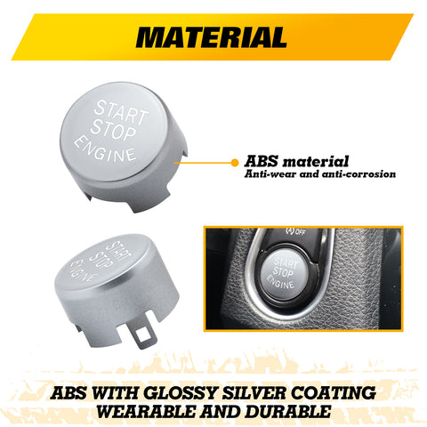 Red Car Engine Start Stop Switch Push Button Cover for BMW F30 F10 F15 F25 F48 X1 X3 X4 X5 X6 (F Class with OFF Button)