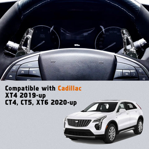 Paddle Shifter Extension Decor Cover Kit For Cadillac XT4 CT4 CT5 XT6 2020-up