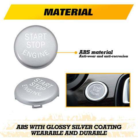 Red Start Stop Engine Button Switch Cover Trim for BMW X1 X3 X5 X6 E70 E71 E72 E90 E91 E92 E93 E60 E83 E84 320 520 525 328i 335i 330i