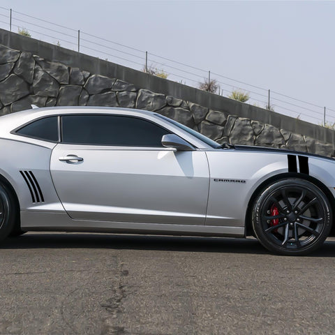 Racing Style Side Vent Fender Stripes Decal Cover For Chevrolet Camaro 2010-15