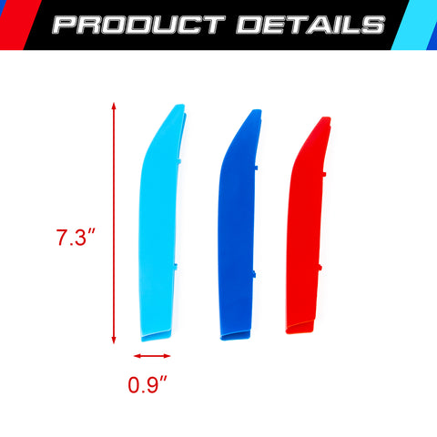 M-Colored Front Center Mesh Grille Insert Trims For BMW 7 Series G11 G12 2016-19