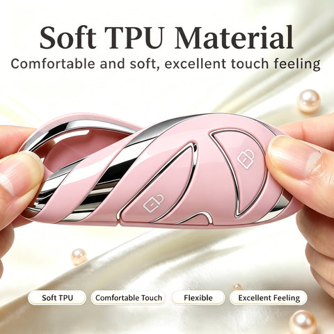 5/7 Button TPU Key Fob Cover Case w/Keychain For Hyundai Santa Fe Tucson Sonata