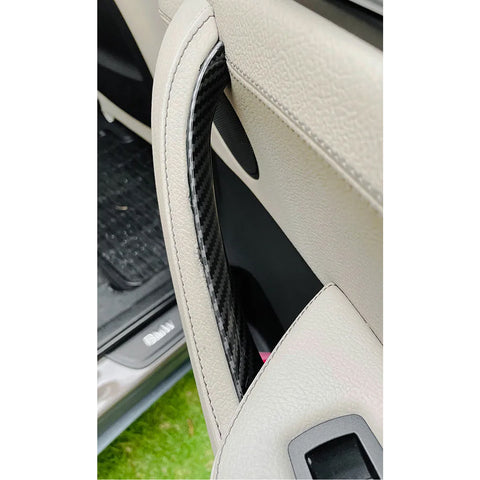 Xotic Tech Car Inner Door Handle Covers, 1PC Front Passenger Side Door Pull Handle Cover Trim Compatible with BMW X3 F25 2010-2016, BMW X4 F26 2014-2017
