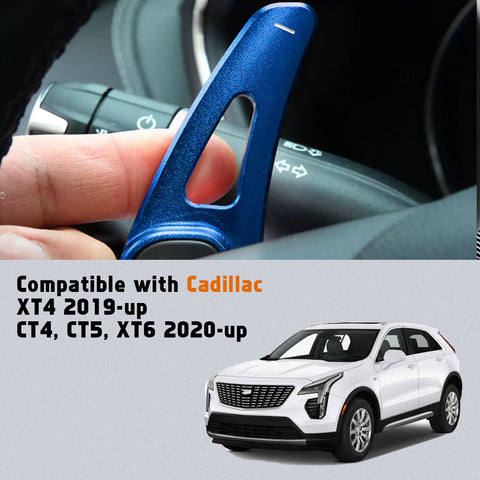 Paddle Shifter Extension Decor Cover Kit For Cadillac XT4 CT4 CT5 XT6 2020-up