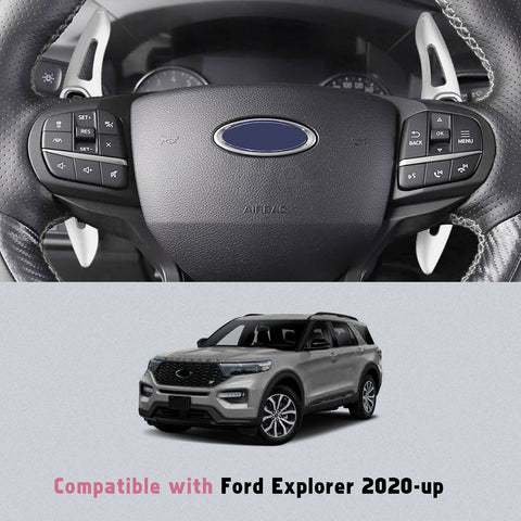 Paddle Shifter Extension Decoration Cover Accessories For Ford Explorer 2020-up