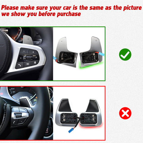 Aluminum Paddle Shifter Extension For BMW 3 4 5 6 7 Series G20 G22 G30 G32