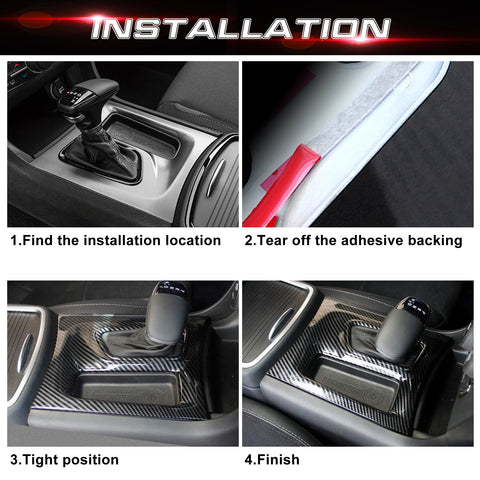 Console Gear Shift Panel Molding Cover For Dodge Charger 2015-2023 Accessories