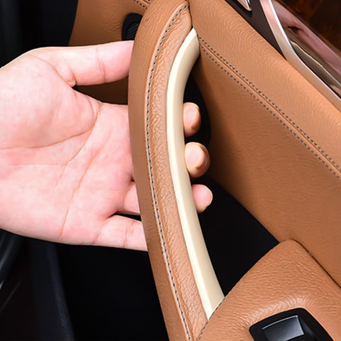 Xotic Tech Car Inner Door Handle Covers, 1PC Front Passenger Side Door Pull Handle Cover Trim Compatible with BMW X3 F25 2010-2016, BMW X4 F26 2014-2017