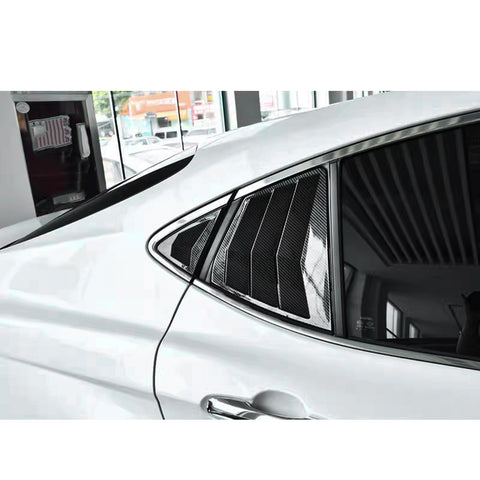 Side Window Louver Blinds Sun Shades Trim For Toyota Camry 2025-2026 Gloss Black