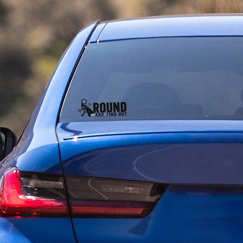 Xotic Tech FAFO Funny JDM F*ck Around and Find Out Sticker Decal Vinyl Graphic for Cars Bumper Window Trucks Vans Walls Laptop 3" x 7"