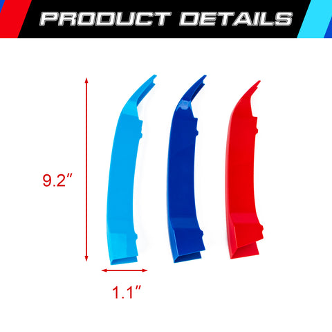 M-Performance ABS Front Kidney Grill Insert Cover Trim For BMW X1 2020-2022