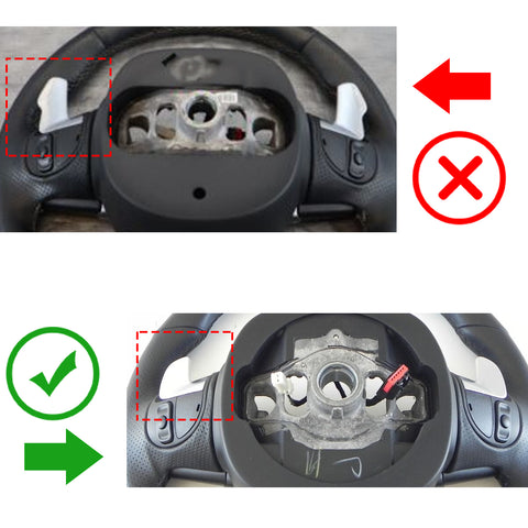 Black Forged ABS Paddle Shifter Extension For Dodge Charger Chrysler 300 2015-21