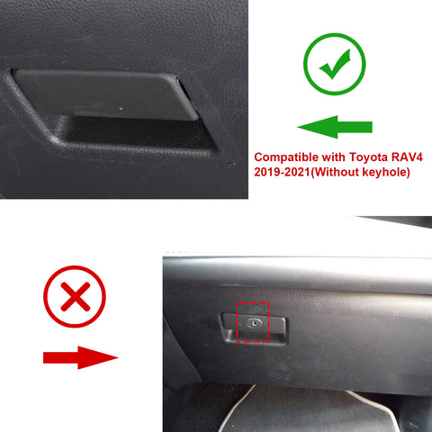 5pcs for Toyota RAV4 2019 2020 2021 Interior Cover Trim ABS Carbon Fiber, AC Panel Frame Cover + Dashboard Air Vent Cover Molding + Glove Box Handle Cover Decor + Multifunction Button Frame Trim