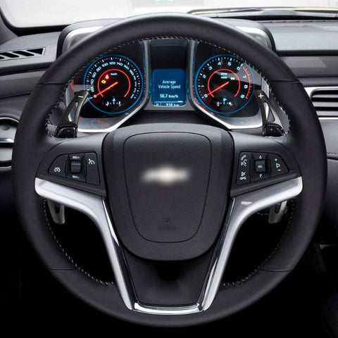 For Chevy Camaro 2012-2015 Black Steering Wheel Paddle Shifter Extension Covers