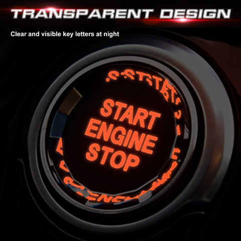 Crystal Blue Engine Start Stop Switch Button Cover For BMW 3 Series E90 E91 E92